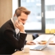 a man on a phone call